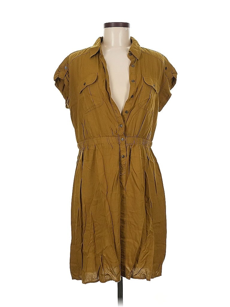 Pre-owned Sonoma Life + Style Vest In Gold