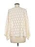 Ottod'Ame 100% Polyester Ivory 3/4 Sleeve Blouse Size 8 - photo 2