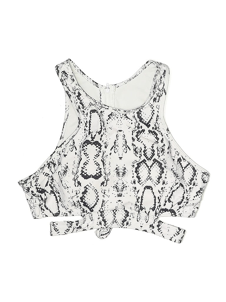 Pre-owned Unbranded Swimsuit Top Ivory Swimwear In White