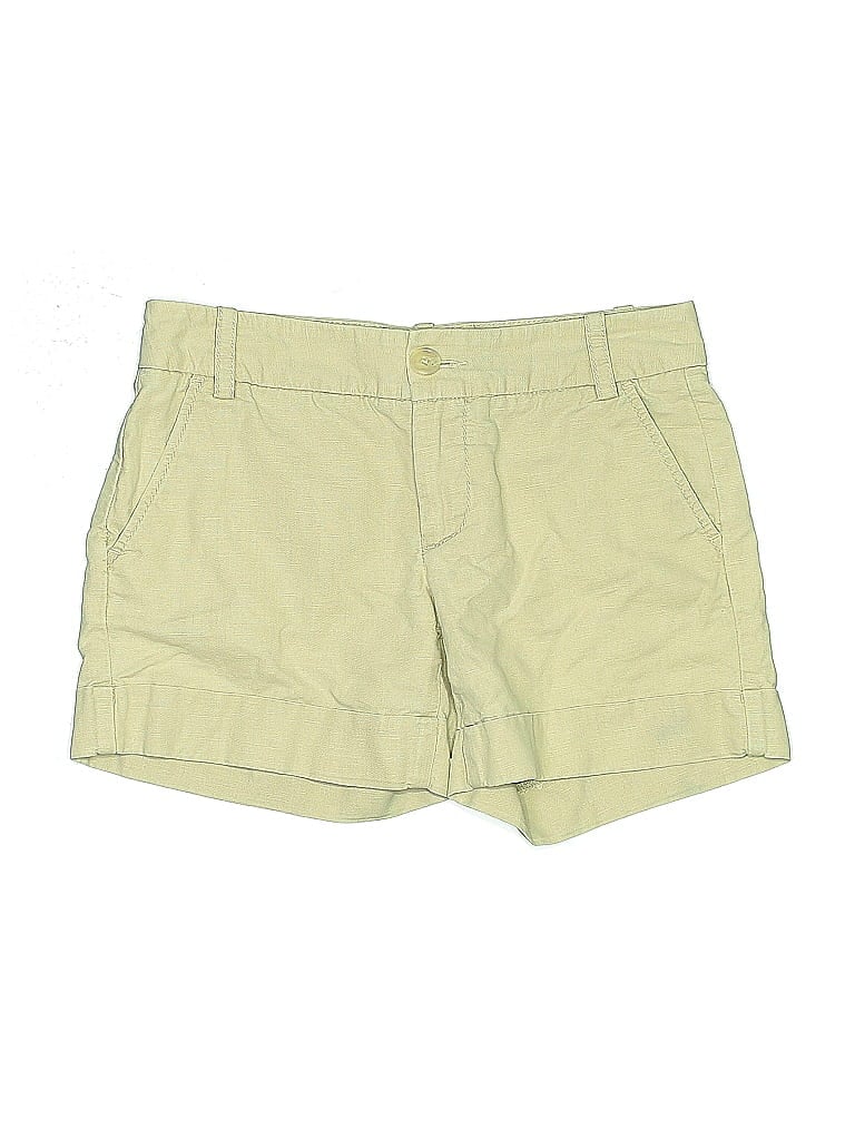 Pre-owned Express Khaki Shorts In Yellow