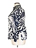 Max Volmary Animal Print Silver Blue Long Sleeve Blouse Size XL (estimated) - photo 5