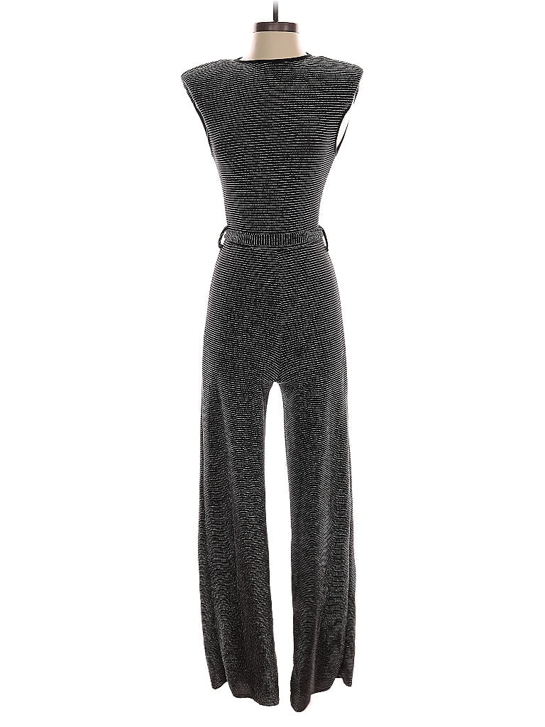 Pre-owned Prettylittlething Jumpsuit In Silver