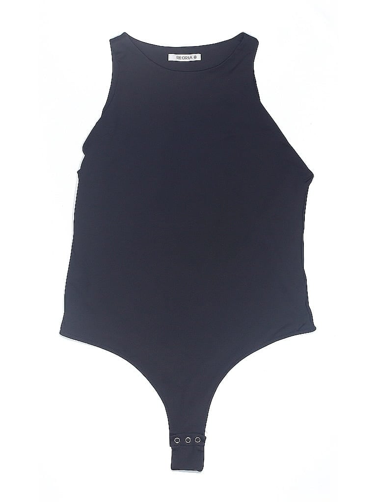 Pre-owned Reoria Bodysuit In Black