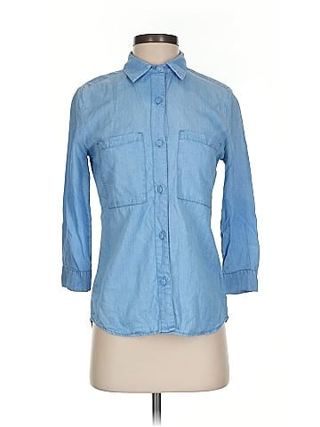 Armani Jeans 3/4 Sleeve Button-Down Shirt (view 1)
