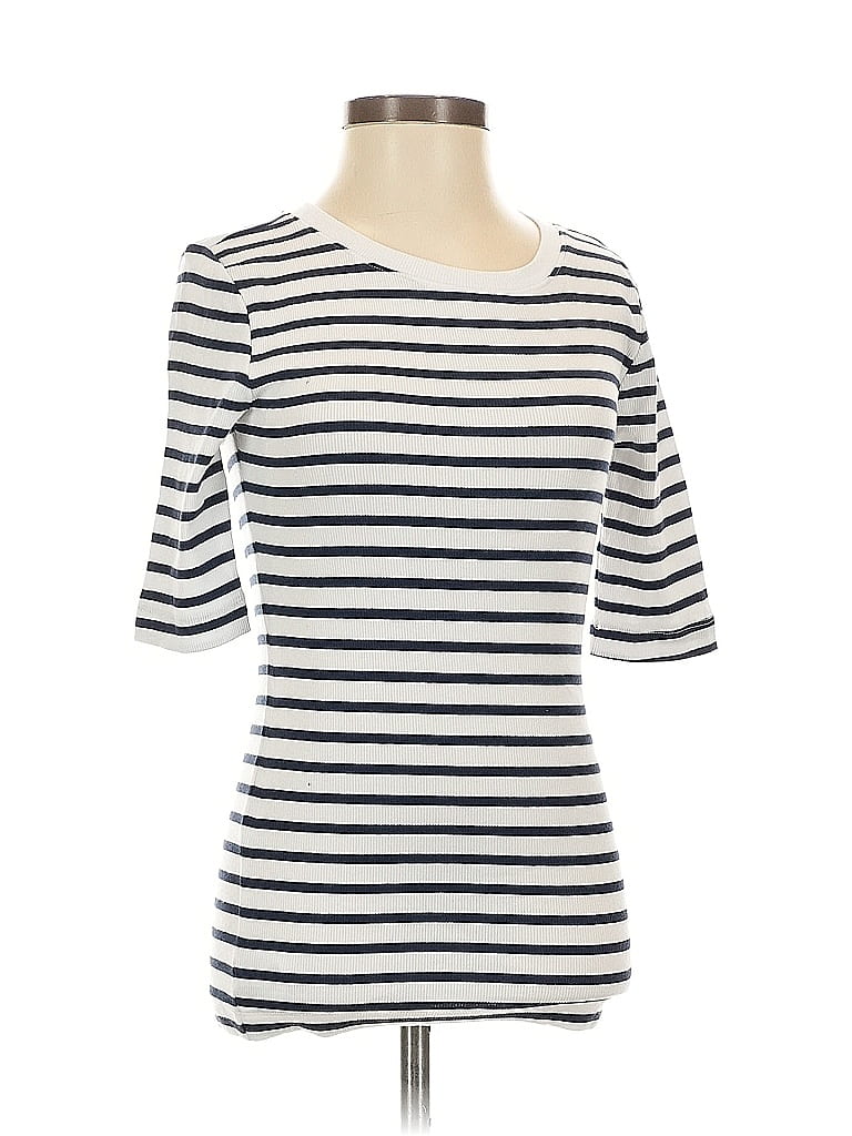 Ann Taylor Loft 3/4 Sleeve T-shirt In Multi