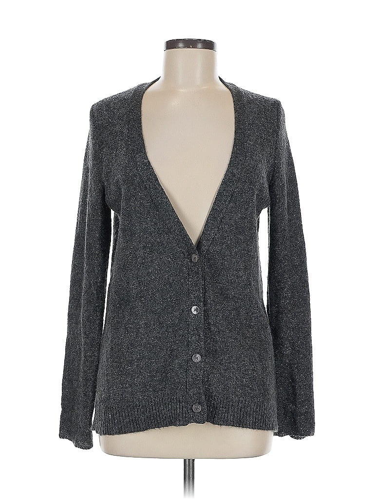Pre-owned Gap Cardigan Sweater In Gray