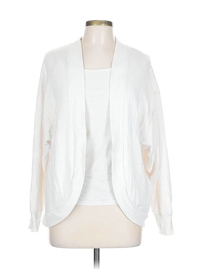 Pre-owned Unbranded Cardigan Sweater In White