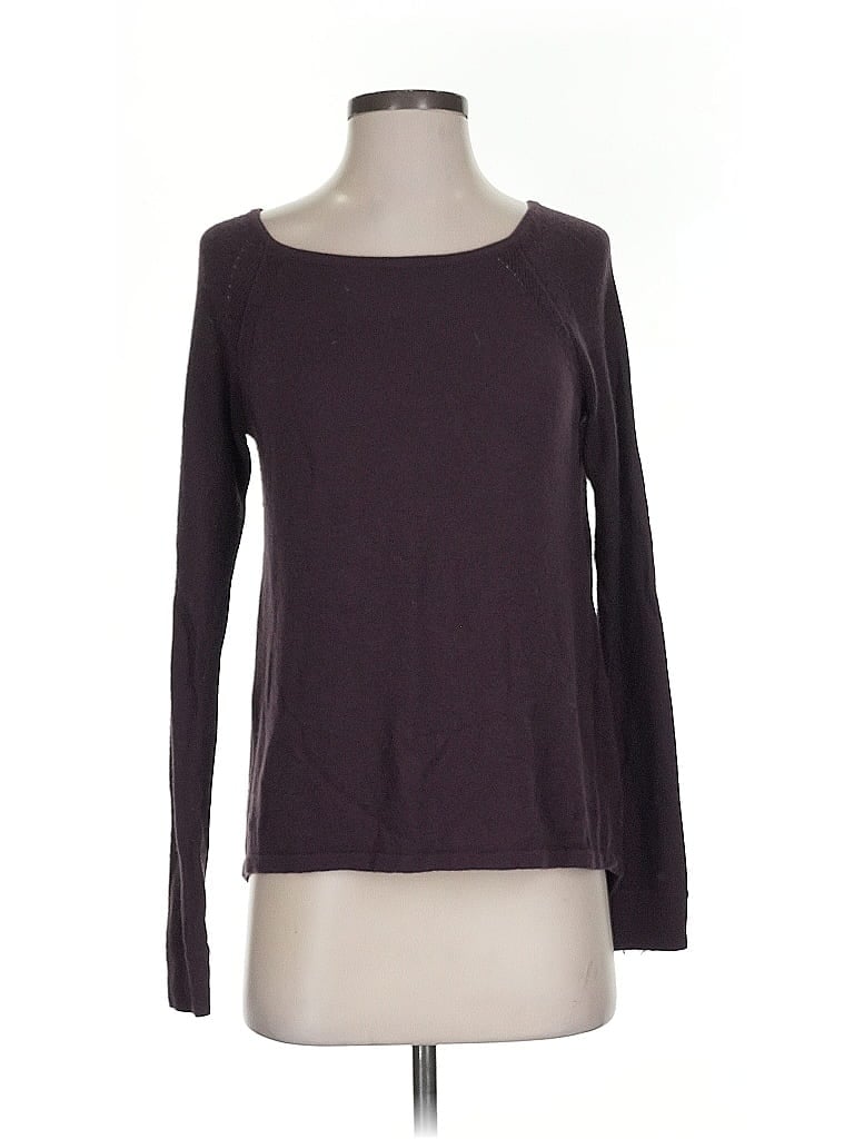 Pre-owned Ann Taylor Cardigan Sweater In Purple