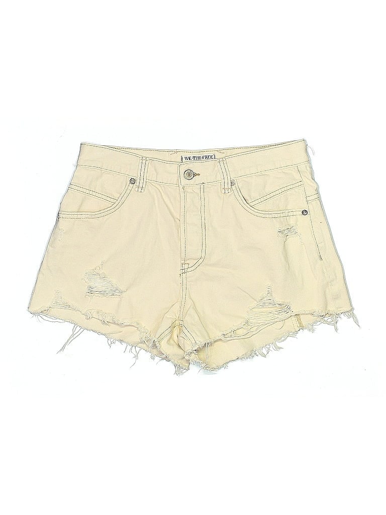 Pre-owned We The Free Denim Shorts In White