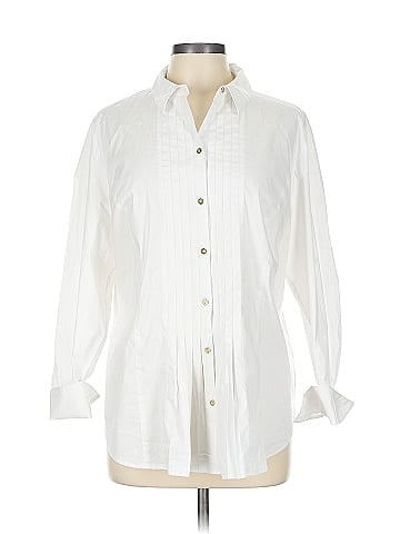 Chico's 3/4 Sleeve Button-Down Shirt (view 1)