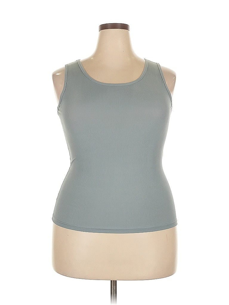 Pre-owned Unbranded Active Tank Top In Blue