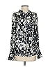 Joie 100% Polyester Floral Black Long Sleeve Blouse Size XS - photo 1