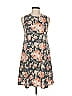 Fortune + Ivy Floral Gray Casual Dress Size M - photo 1