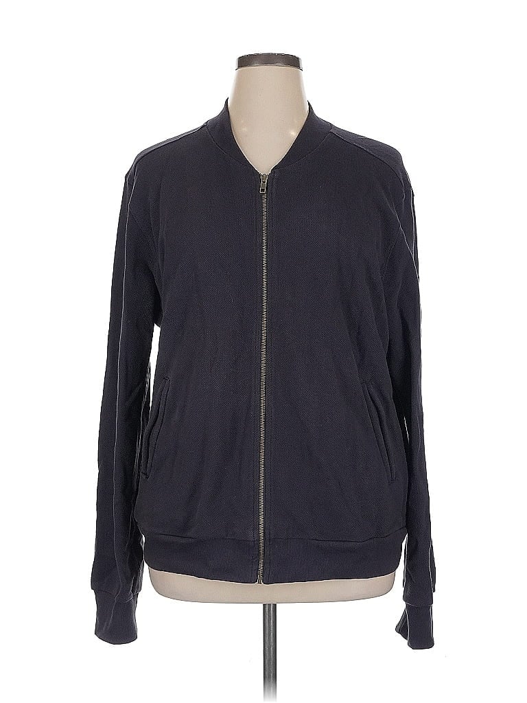 Pre-owned Vanishing Elephant Cardigan Sweater In Blue