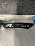 Zara 100% Polyester Ivory White Long Sleeve Blouse Size S - photo 6