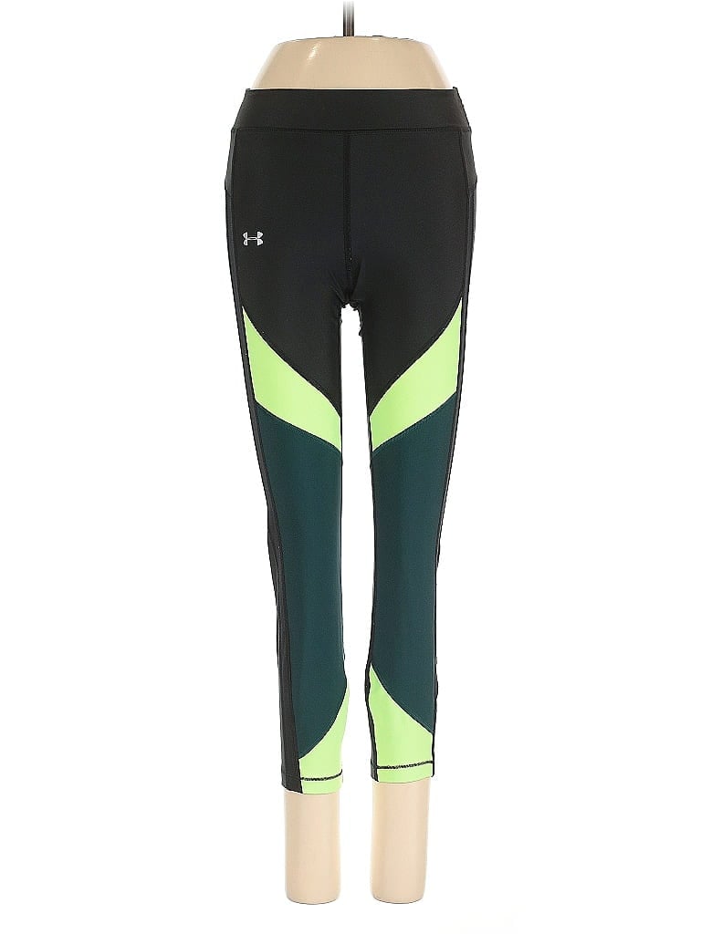 Pre-owned Under Armour Active Pants In Green