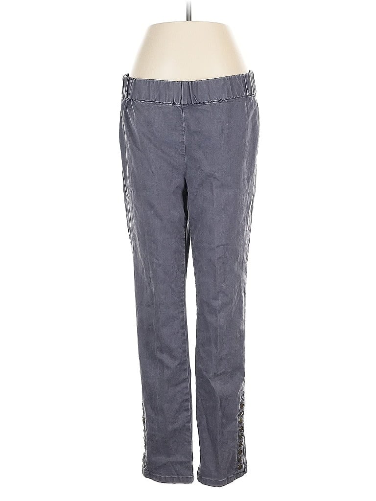 Pre-owned Soft Surroundings Track Pants In Gray