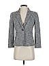 Ann Taylor Houndstooth Gray Blazer Size 0 - photo 1
