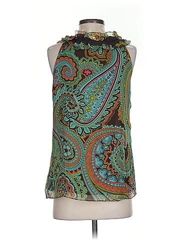 an original MILLY of New York Sleeveless Silk Top (view 2)
