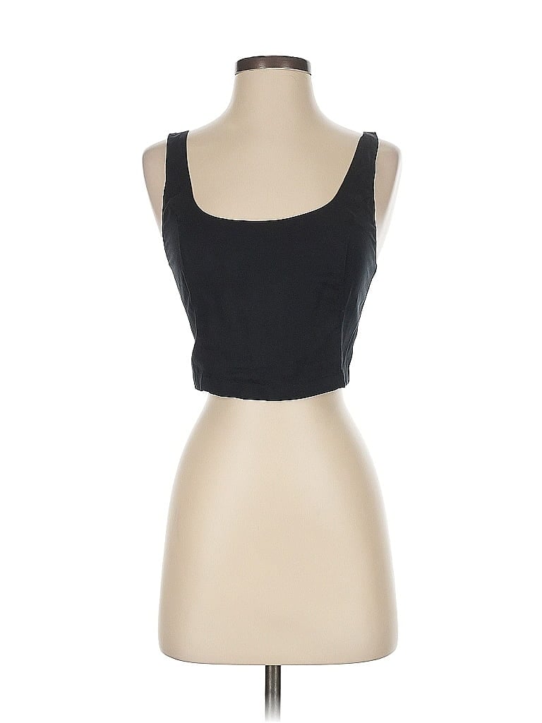 ABERCROMBIE & FITCH Pre-owned Tank Top Black Strapless Neckline Tops