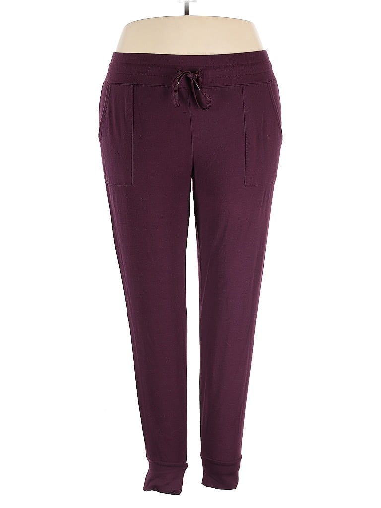 Click to view more detailed imagery on our partner's website Pre-owned Athletic Works Casual Pants In Burgundy