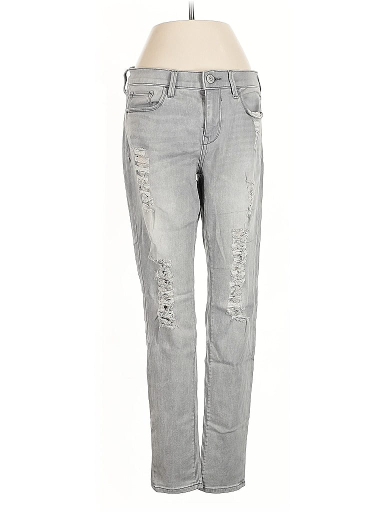 Pre-owned Express Outlet Jeans In Silver
