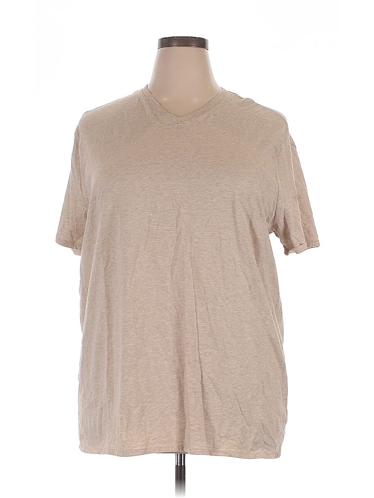 Pre-owned Apt. 9 Short Sleeve T-shirt In Brown
