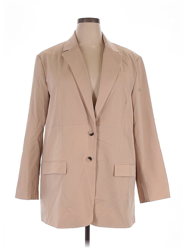 Pre-owned Unbranded Blazer Jacket In Brown