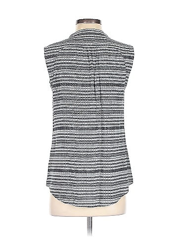 Attention Sleeveless Button-Down Shirt (view 2)