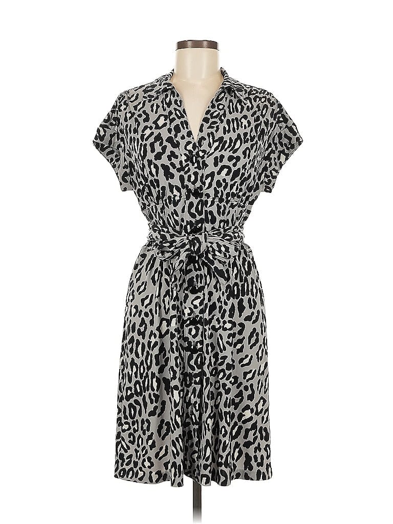 Pre-owned Inc International Concepts Casual Dress In Gray