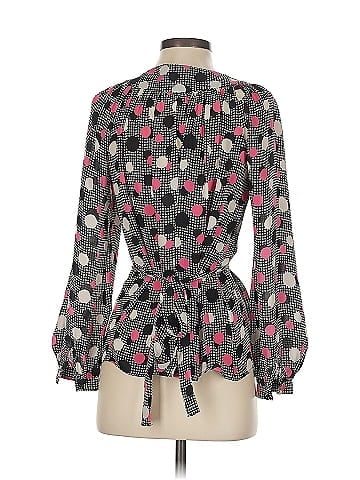 an original MILLY of New York Long Sleeve Silk Top (view 2)