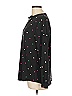 Anne Klein Polka Dots Black Long Sleeve Blouse Size L - photo 4