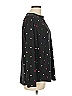 Anne Klein Polka Dots Black Long Sleeve Blouse Size L - photo 3