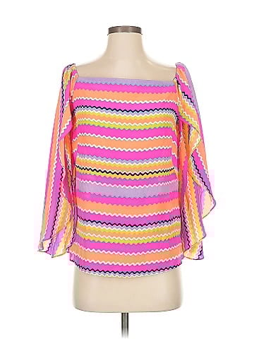 Alice & Trixie 3/4 Sleeve Silk Top (view 1)
