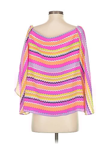 Alice & Trixie 3/4 Sleeve Silk Top (view 2)