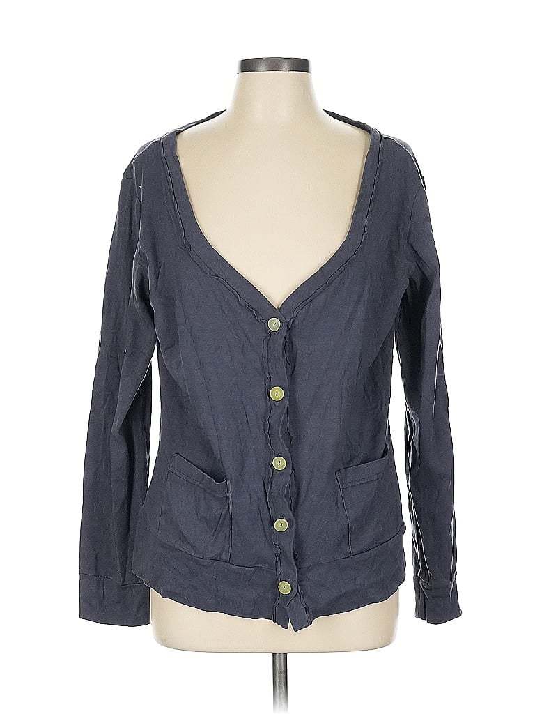 Pre-owned Fresh Produce Cardigan Sweater In Gray