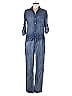 Bella Dahl 100% Tencel Blue Jumpsuit Size S