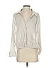 Zara 100% Polyester Ivory White Long Sleeve Blouse Size S - photo 1