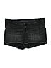 Ingrid + Isabel Black Denim Shorts Size 17 - photo 1