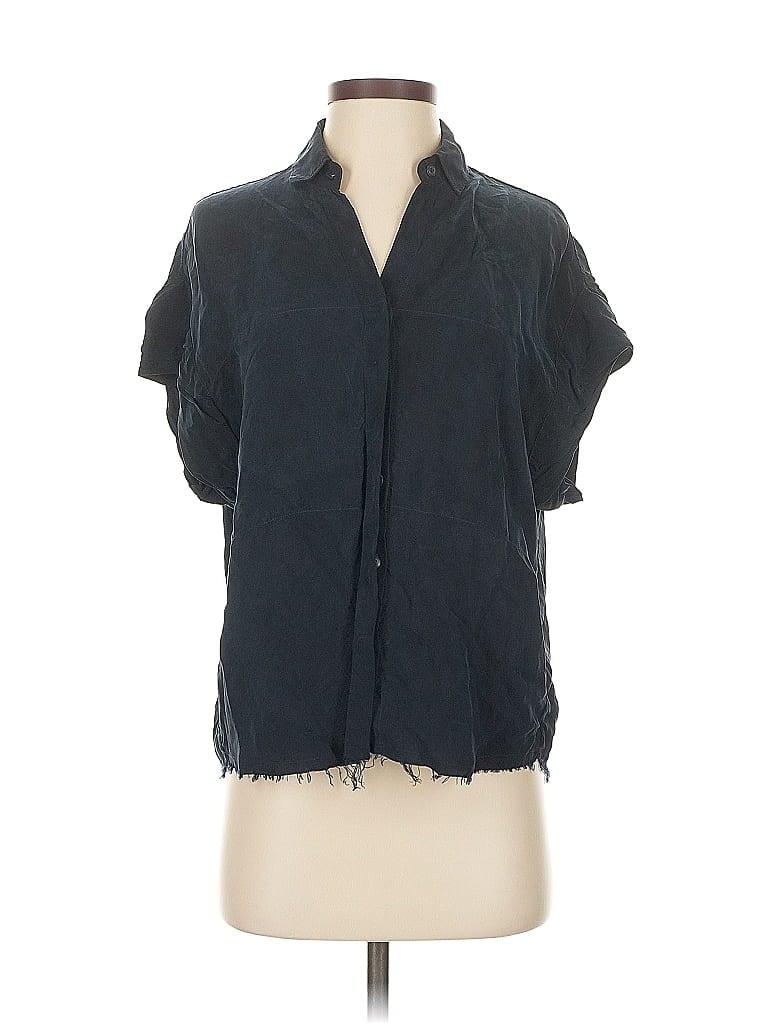 Pre-owned Pharaoh Short Sleeve Blouse In Blue