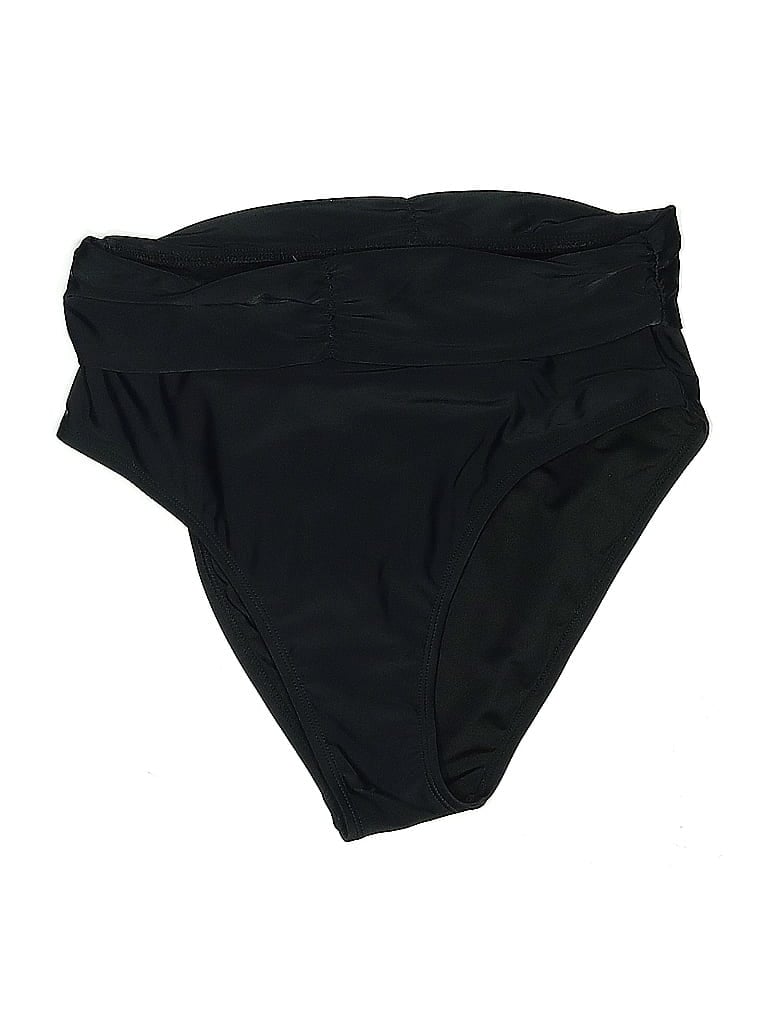 Pre-owned Unbranded Swimsuit Bottoms In Black