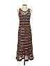M Missoni Print Orange Casual Dress Size S (estimated) - photo 1