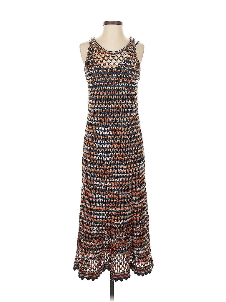 M Missoni Print Orange Casual Dress Size S (estimated) - photo 1