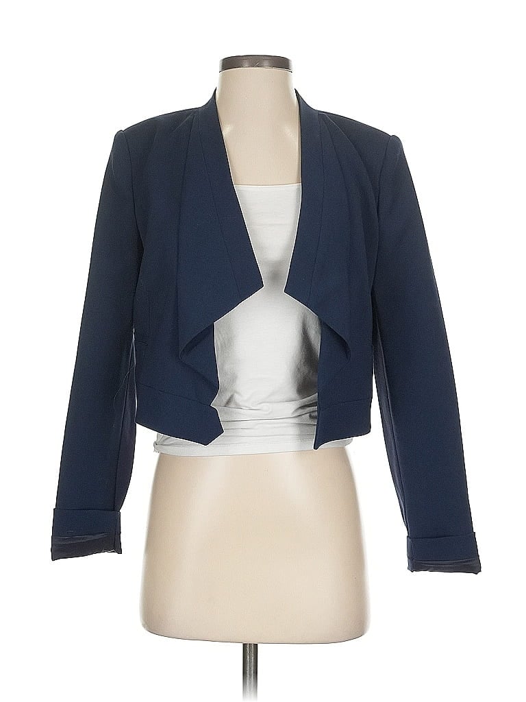 Pre-owned Bcbgmaxazria Blazer Jacket In Blue