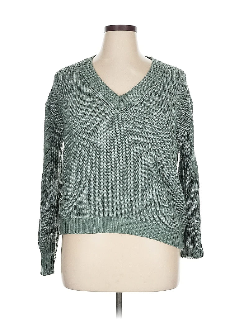 Market and Spruce Green Pullover Sweater Size XL - photo 1