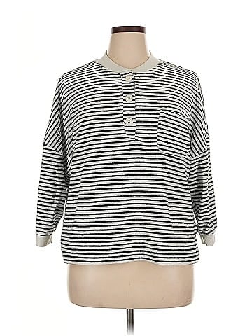 Free Assembly 3/4 Sleeve Top (view 1)