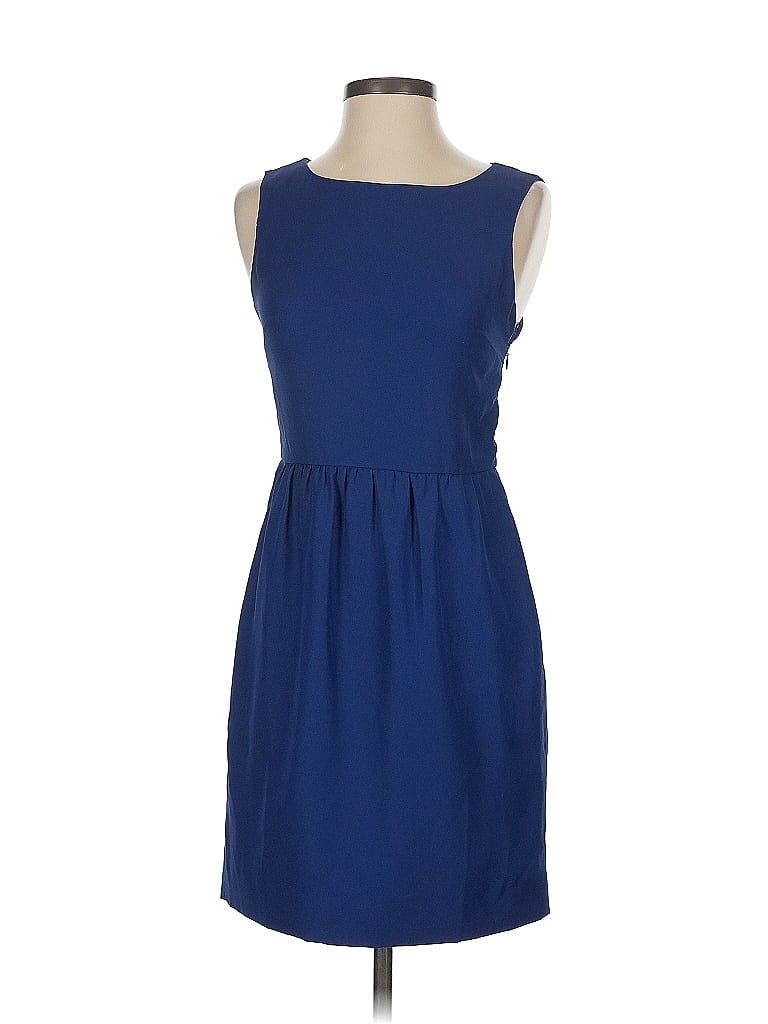 Pre-owned J.crew Factory Store Casual Dress In Blue