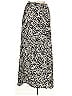 Mossimo 100% Polyester Print Silver Casual Skirt Size XL - photo 2