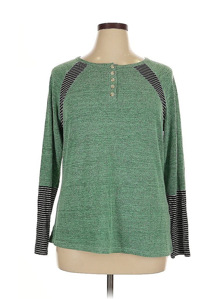 Pre-owned Unbranded Pullover Sweater In Green