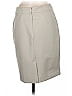 Adrienne Vittadini Solid Gray Tan Formal Skirt Size 6 - photo 2